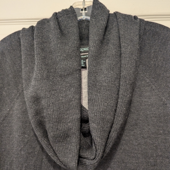 Cynthia Rowley extra fine merino wool side zipper midi sweaterdress XL soft - Picture 3 of 7